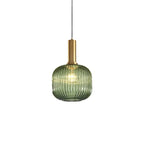 Nordic Colorful Glass Retro Pendant Light