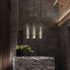 Aurora Luxe Modern Crystal Glass Pendant Light