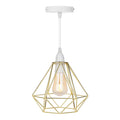 Nordic Diamond-Shaped Metal Pendant Light
