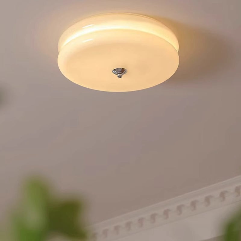 Aurelio Art Deco Vintage Glass Ceiling Light