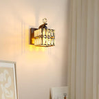 Nordic Style Iron Crystal Wall Light