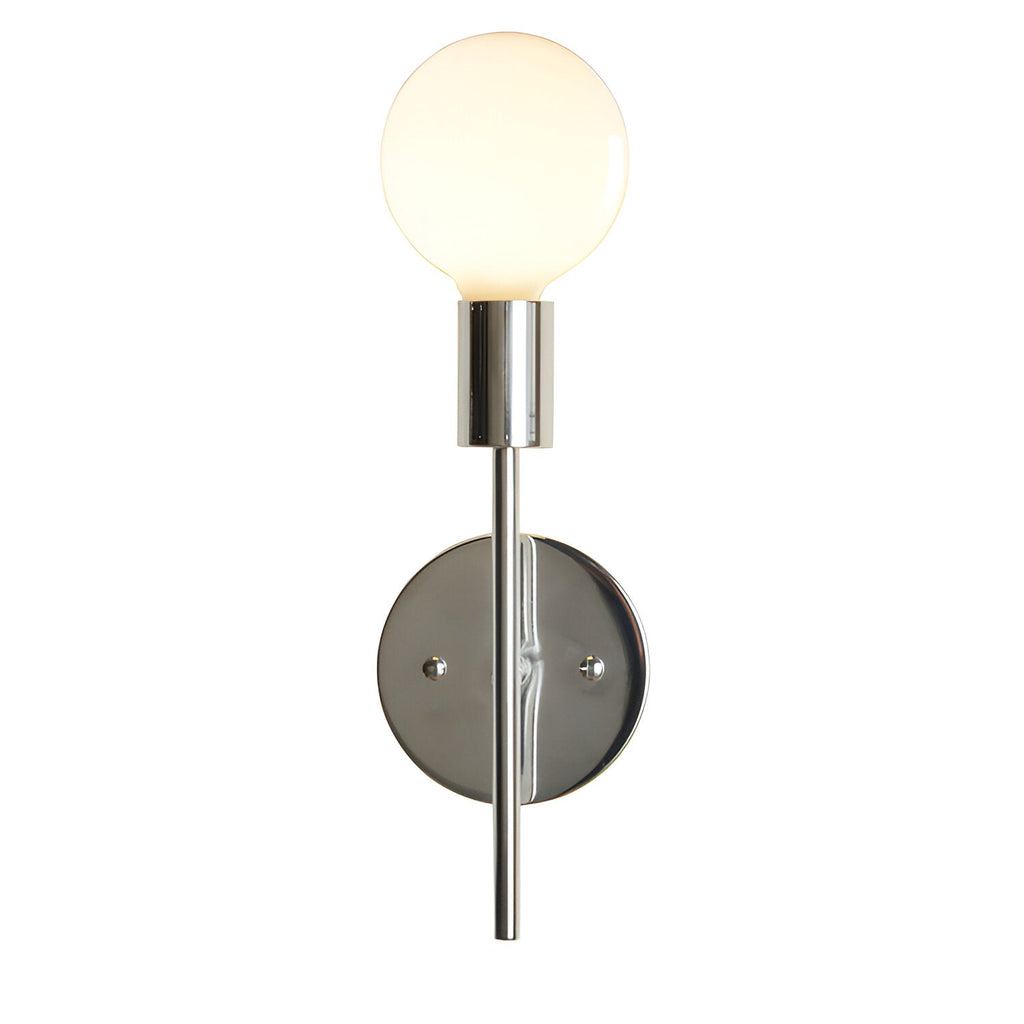 Retro Style Shadeless Single Head Wall Light