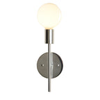 Retro Style Shadeless Single Head Wall Light