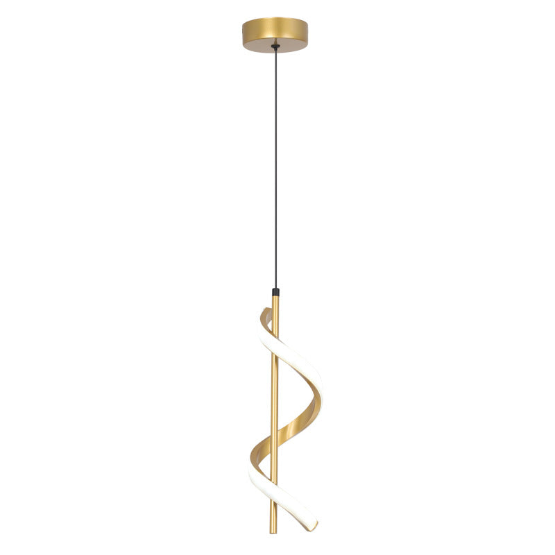 Nordic Spiral Acrylic Chandelier
