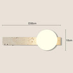 Stairs Cream Wind Tunnel Travertine Stone Wall Light