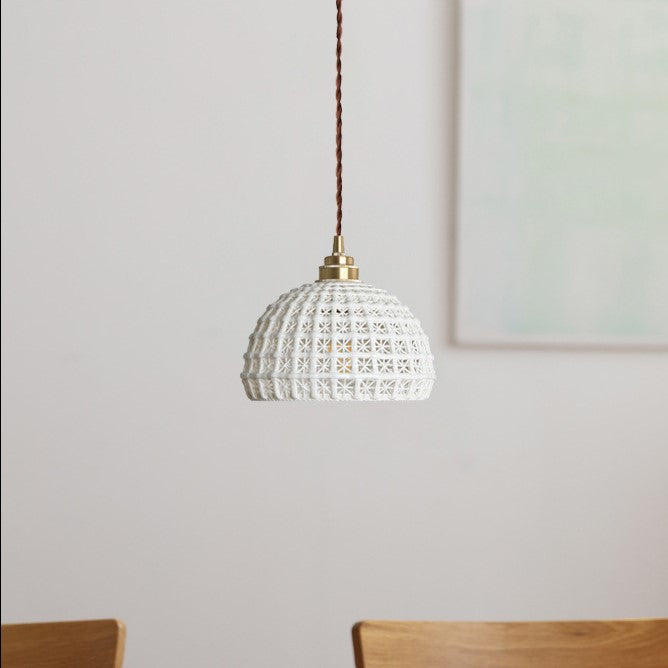 Nordic Clarity Ceramic Pendant Light