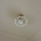 Blossom Glow Mid-Century Ceramic Ceiling Light