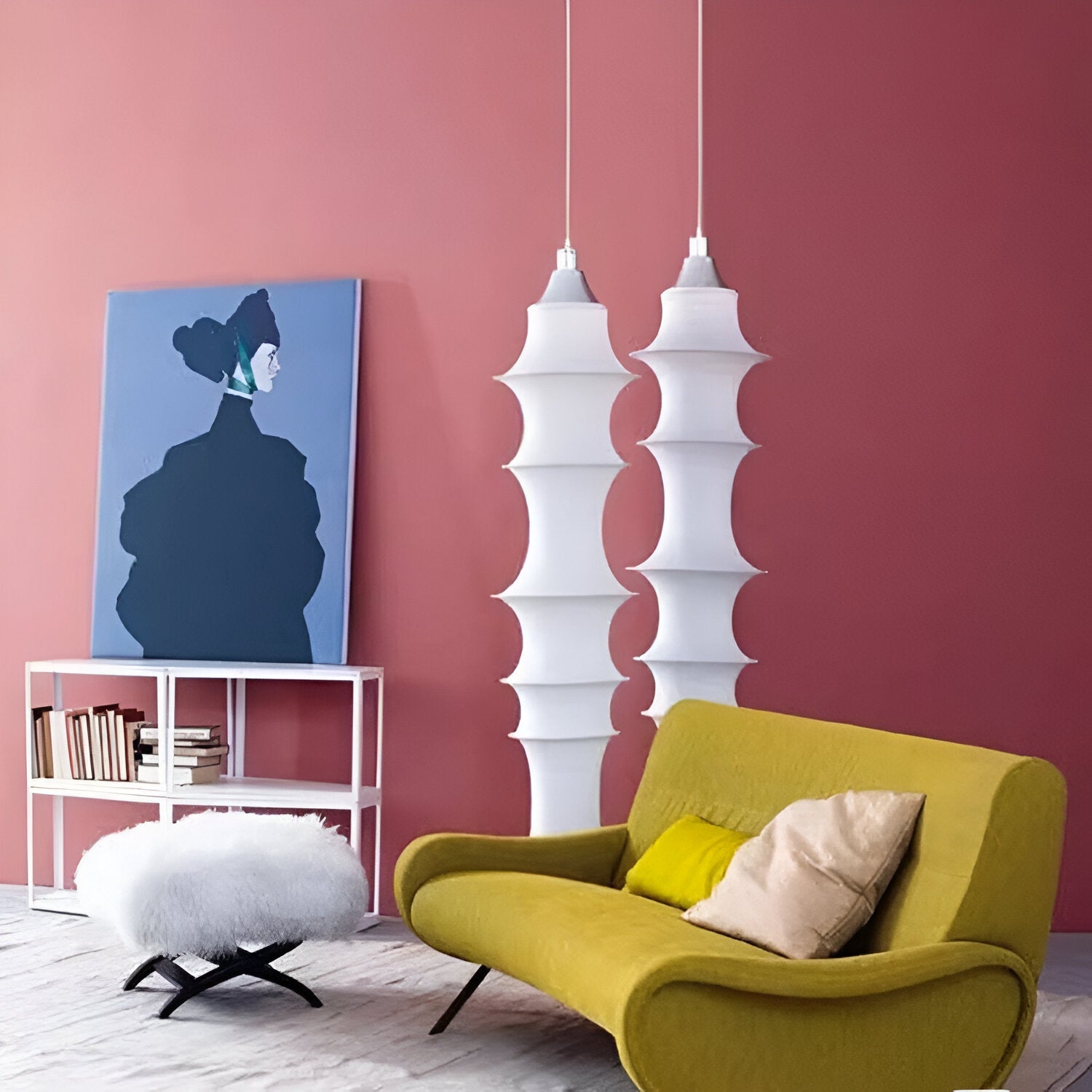 Japandi Falkland Fabric Pendant Light