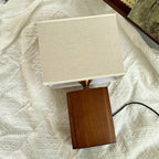 Kairo Japandi Bamboo Linen Table Lamp