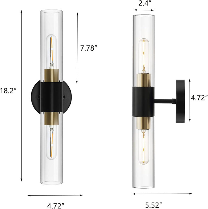 Nordic Bathroom Waterproof Wall Light Set