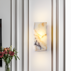 Luxury Marble Moonshade Natural Stone Wall Light