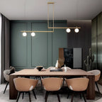 Nordic Glass Linear Luxury Pendant Light