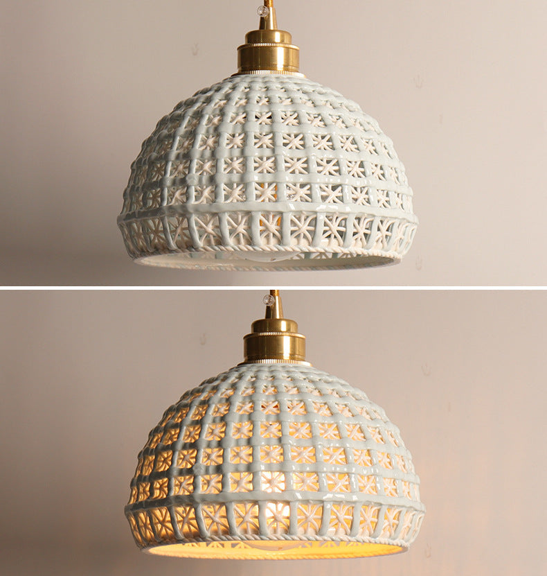 Nordic Clarity Ceramic Pendant Light