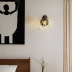 Japanese Retro Style Walnut Haughanv Wall Light