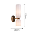 Velora Nordic Double Glass Wall Light