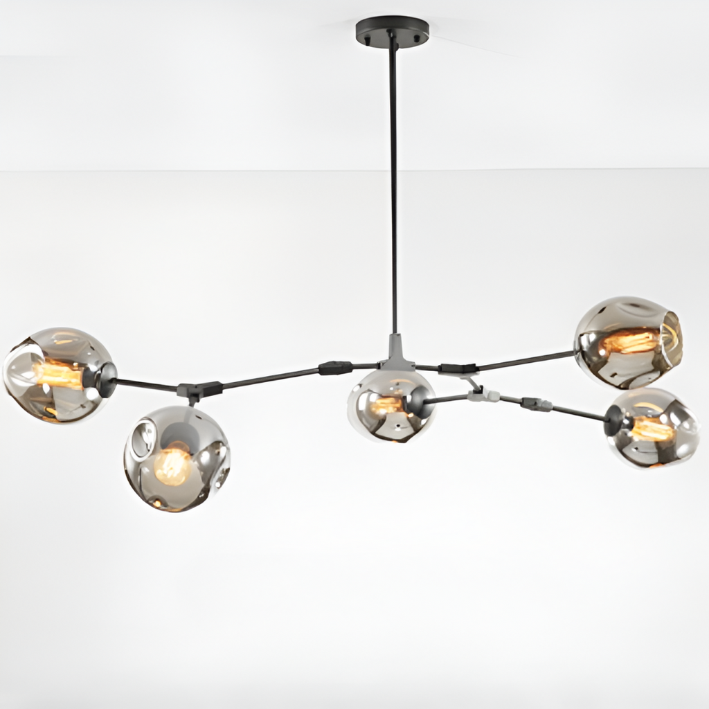 Nordic Tree Branch Multi-Head Wrought Iron LED Chandelier