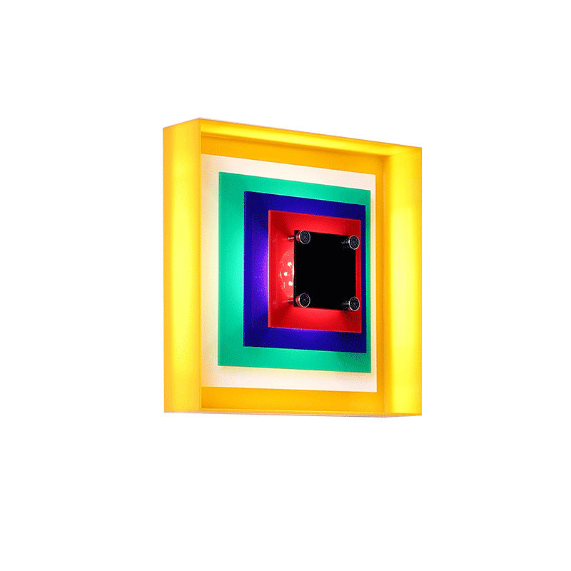 Memphis Bauhaus Style Medieval Wall Light