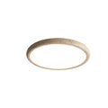 Travertine Japanese Style Round Ceiling Light