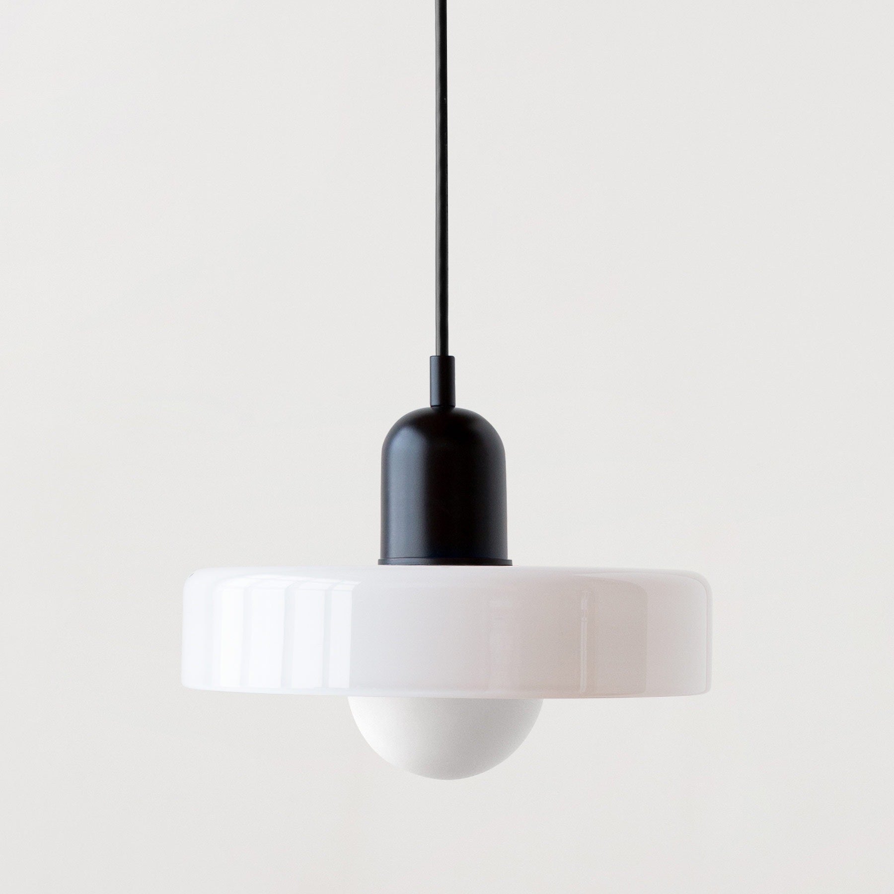 Luminous Halo Modern Glass Pendant Light