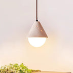 Yellow Travertine Cream Pendant Light