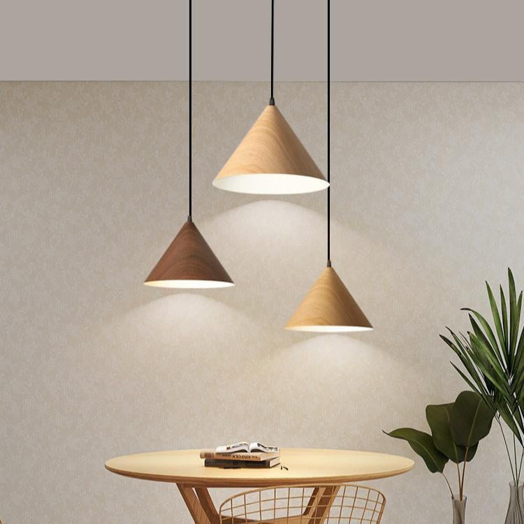 Nordic Wood Art Pendant Light