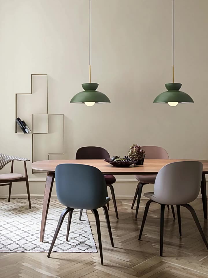Augustus Nordic Resin Modern Pendant Light