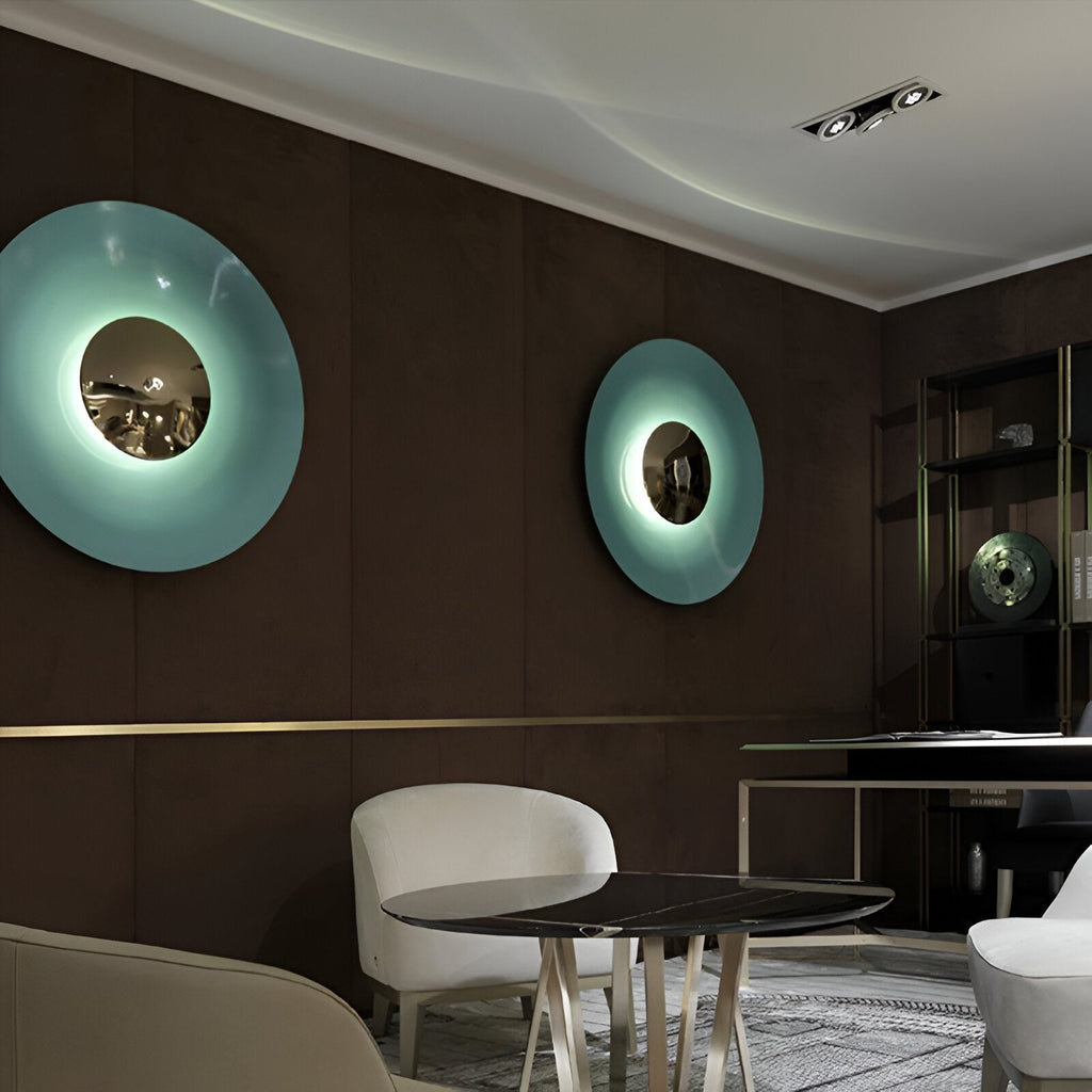 Delight Color Round Metal Wall Light