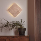 Travertine Square Wall Light