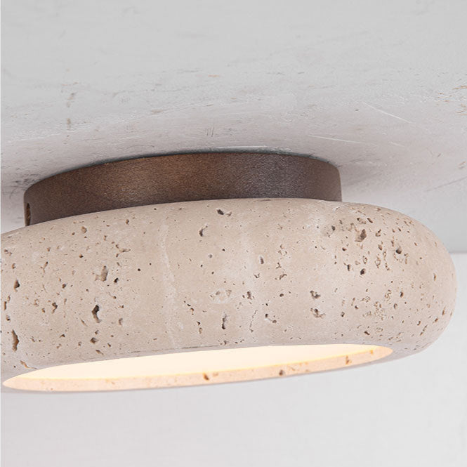 Travertine Retro Ceiling Light