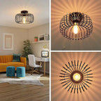 Modern Industrial Birdcage Ceiling Light