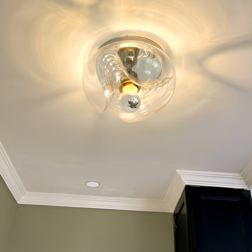 French Vintage Bauhaus Medieval Aisle Ceiling Light