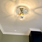 French Vintage Bauhaus Medieval Aisle Ceiling Light