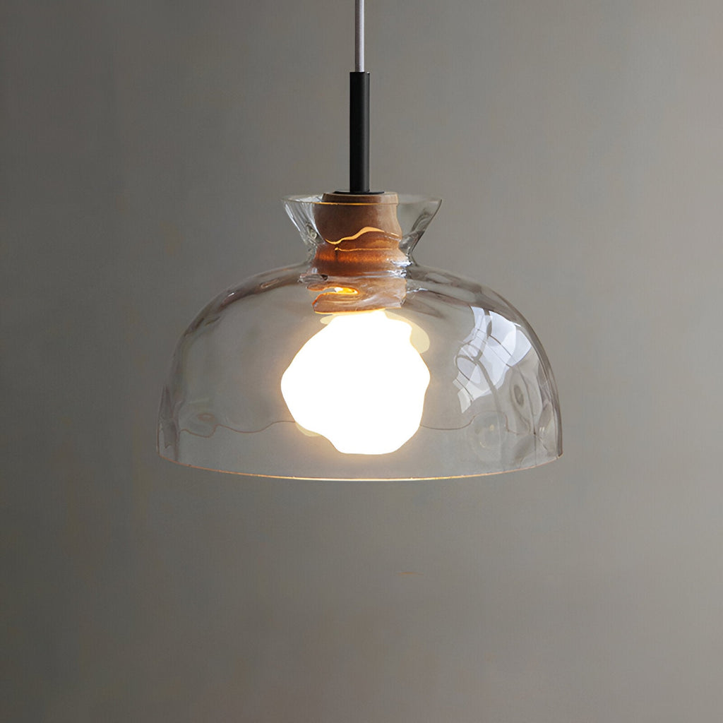 Dane Nordic Clear Glass Pendant Light