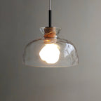 Dane Nordic Clear Glass Pendant Light