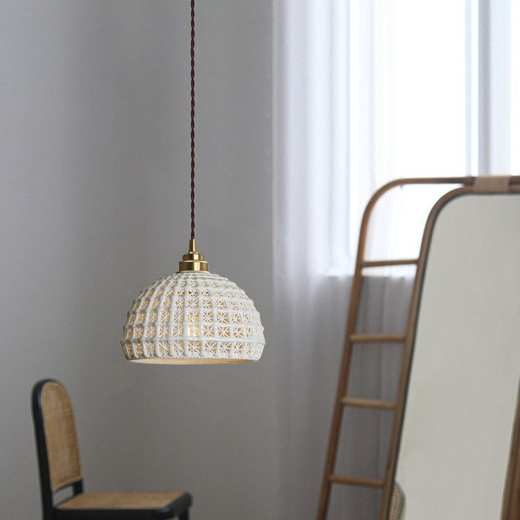 Nordic Clarity Ceramic Pendant Light