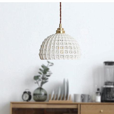 Nordic Clarity Ceramic Pendant Light