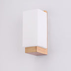 Einar Nordic Wood Glass Wall Lamp