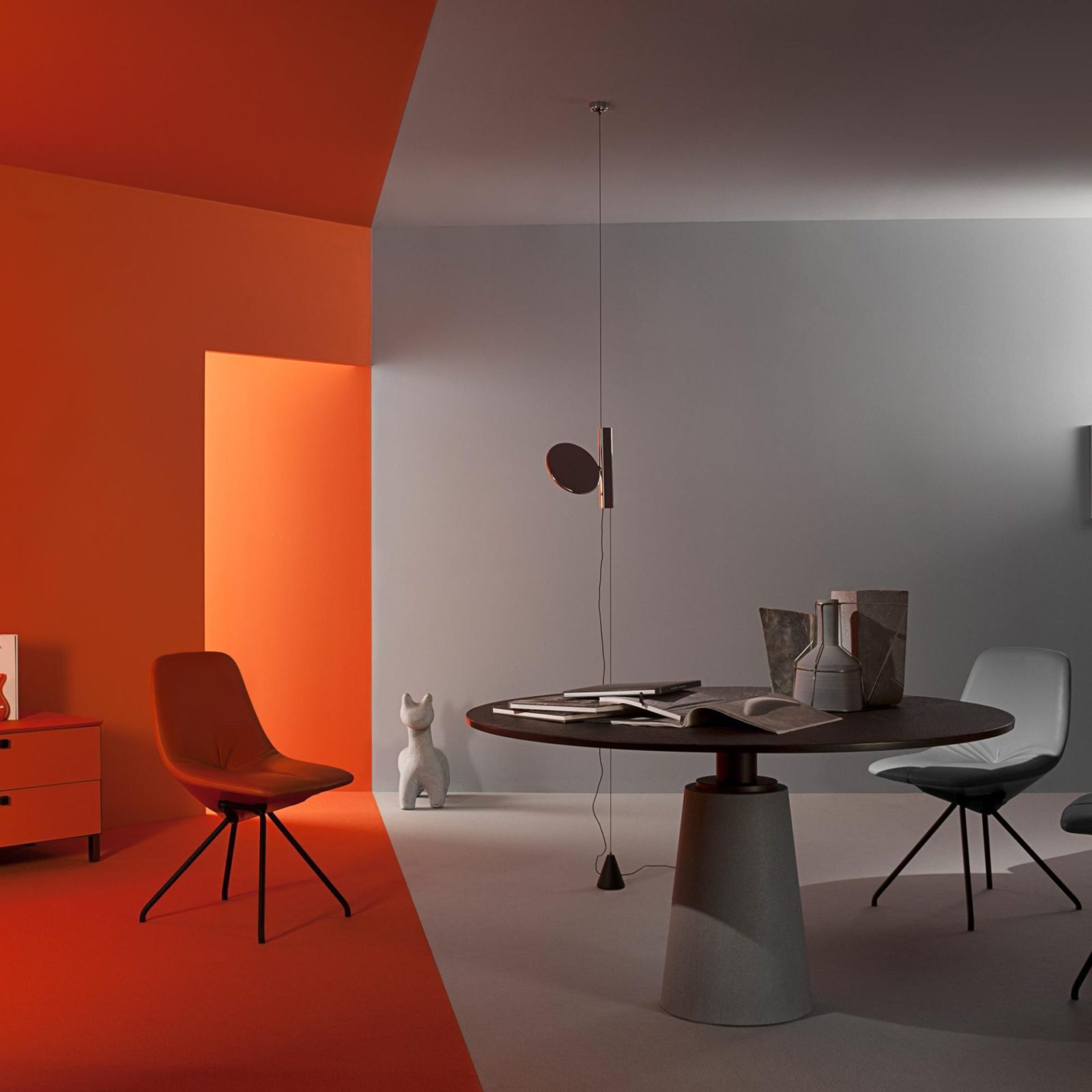 Minimal Disc Nordic Pendant Light