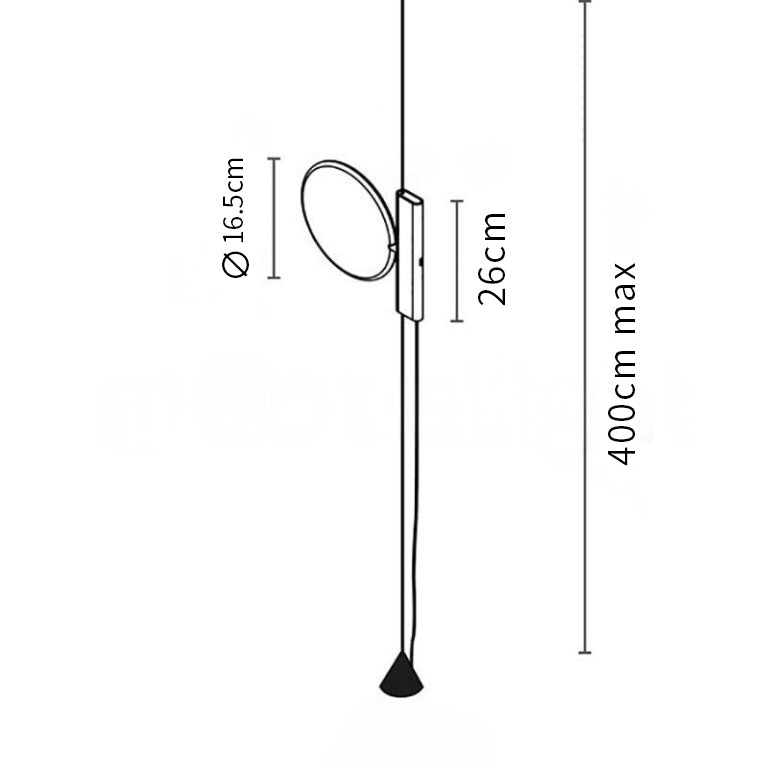 Minimal Disc Nordic Pendant Light