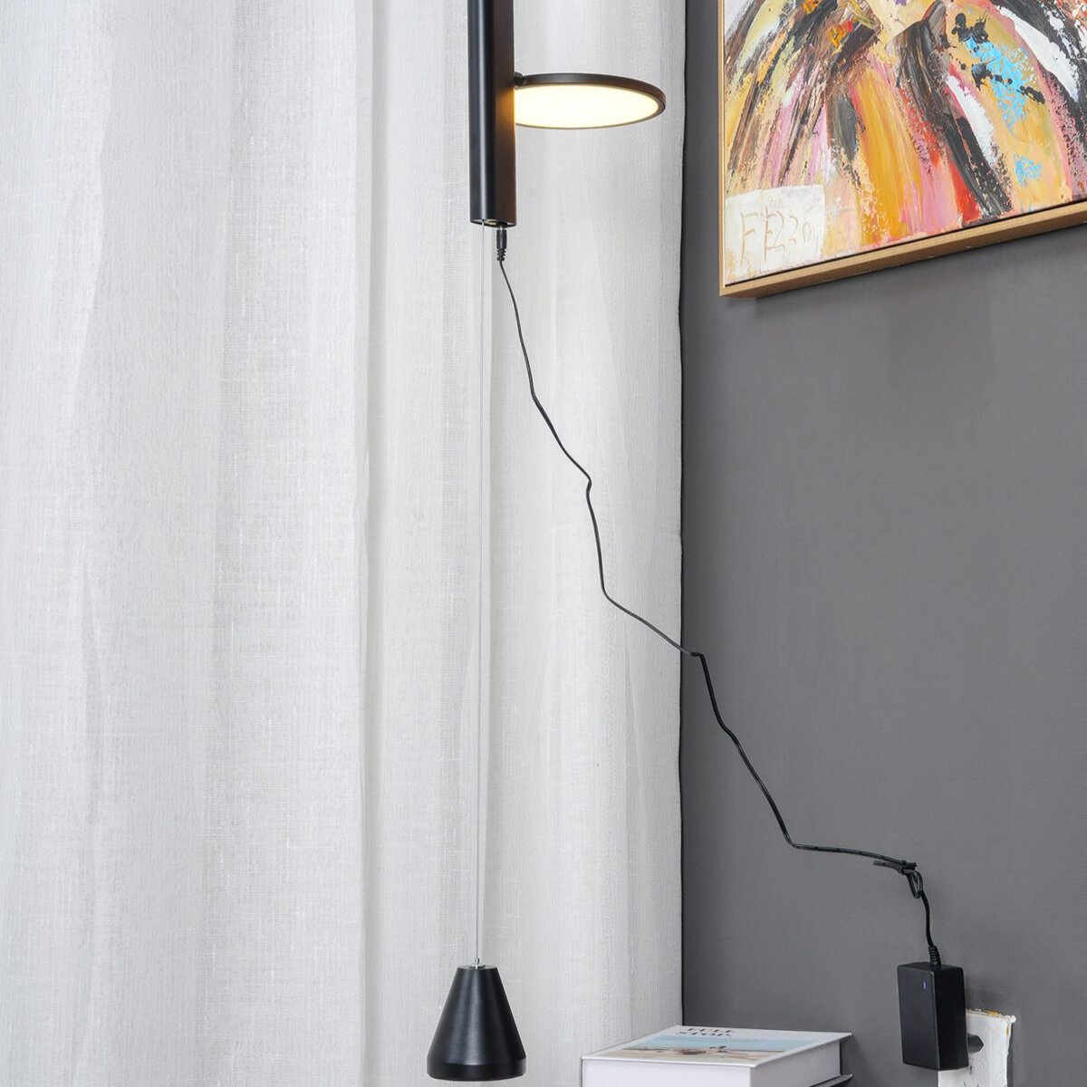Minimal Disc Nordic Pendant Light