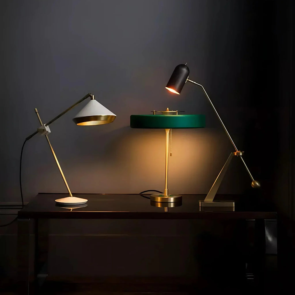 Radiant Tower of Light Minimalist Metal Table Lamp