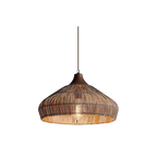 Elegant Natural Rattan Braid Boho Pendant Light