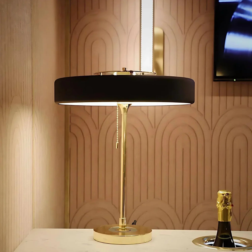 Radiant Tower of Light Minimalist Metal Table Lamp