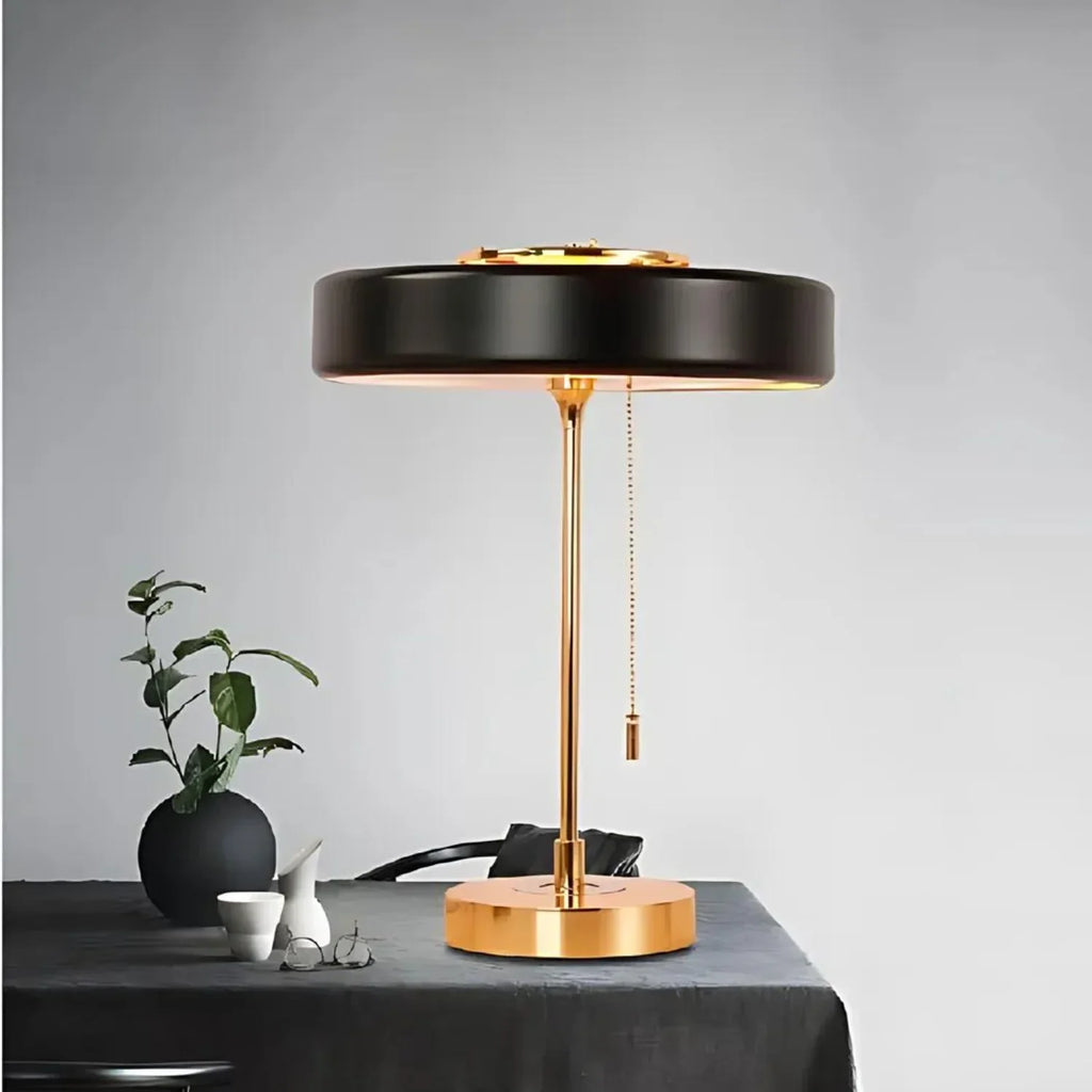 Radiant Tower of Light Minimalist Metal Table Lamp