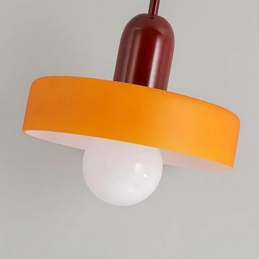 Luminous Halo Modern Glass Pendant Light
