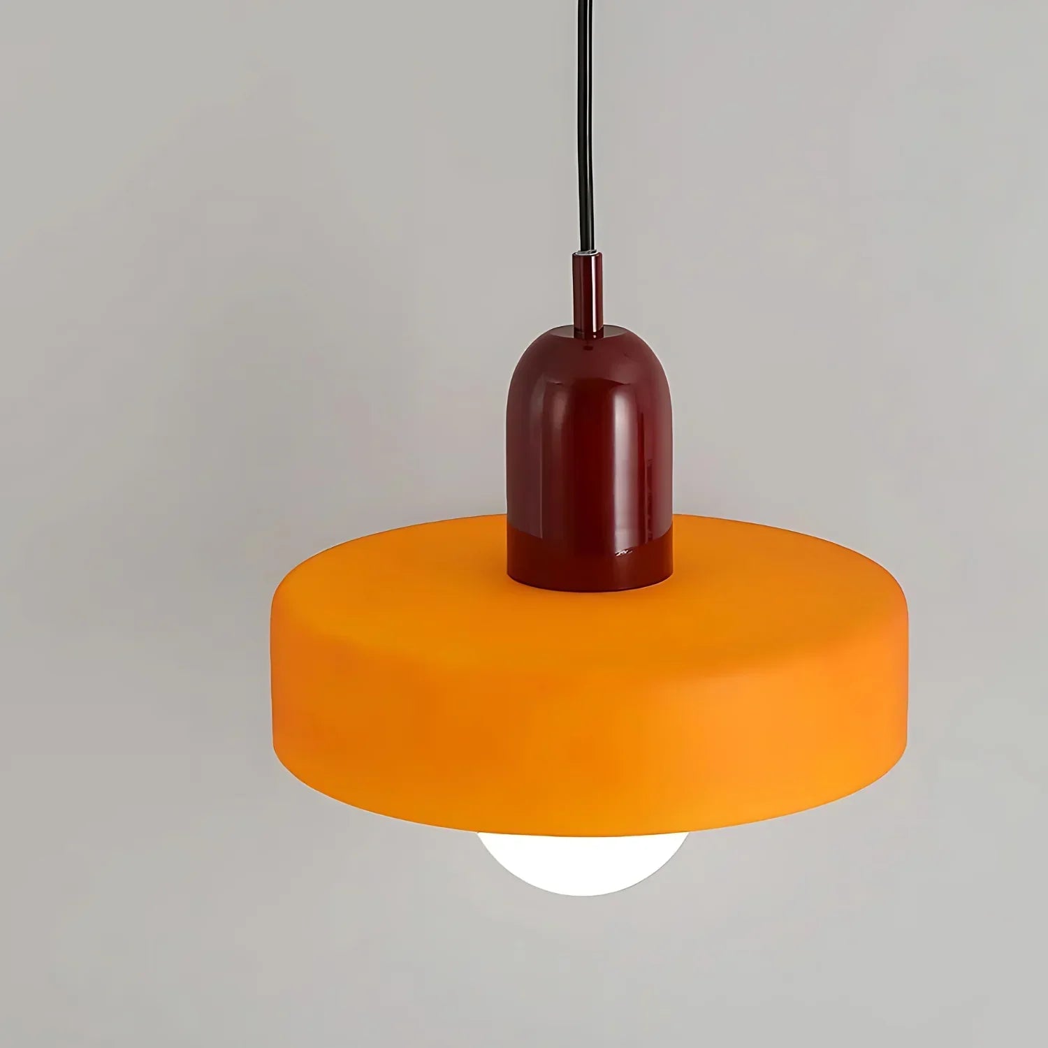 Luminous Halo Modern Glass Pendant Light
