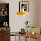 Luminous Halo Modern Glass Pendant Light
