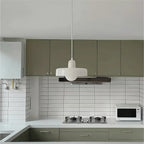 Luminous Halo Modern Glass Pendant Light