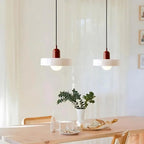 Luminous Halo Modern Glass Pendant Light