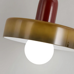 Luminous Halo Modern Glass Pendant Light